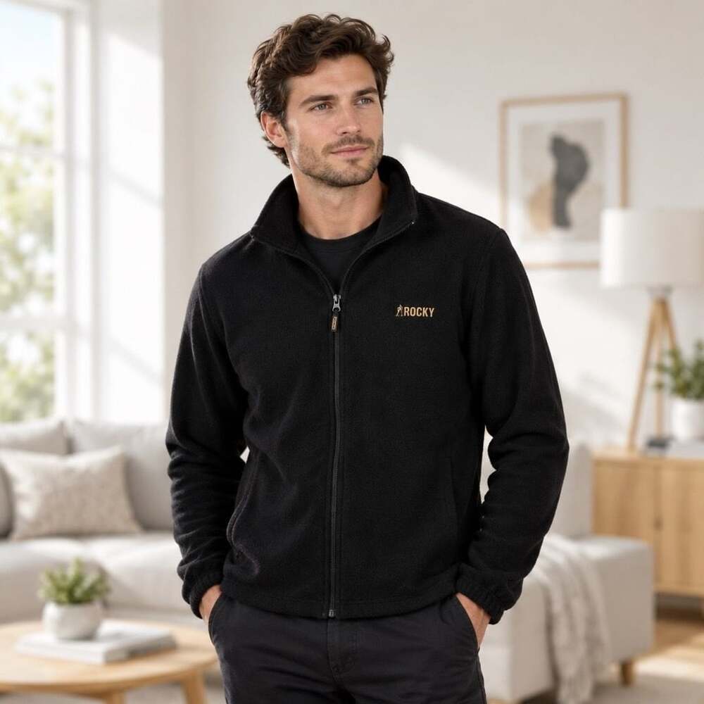 Rocky Fleece Full-Zip Jacket Size L Black